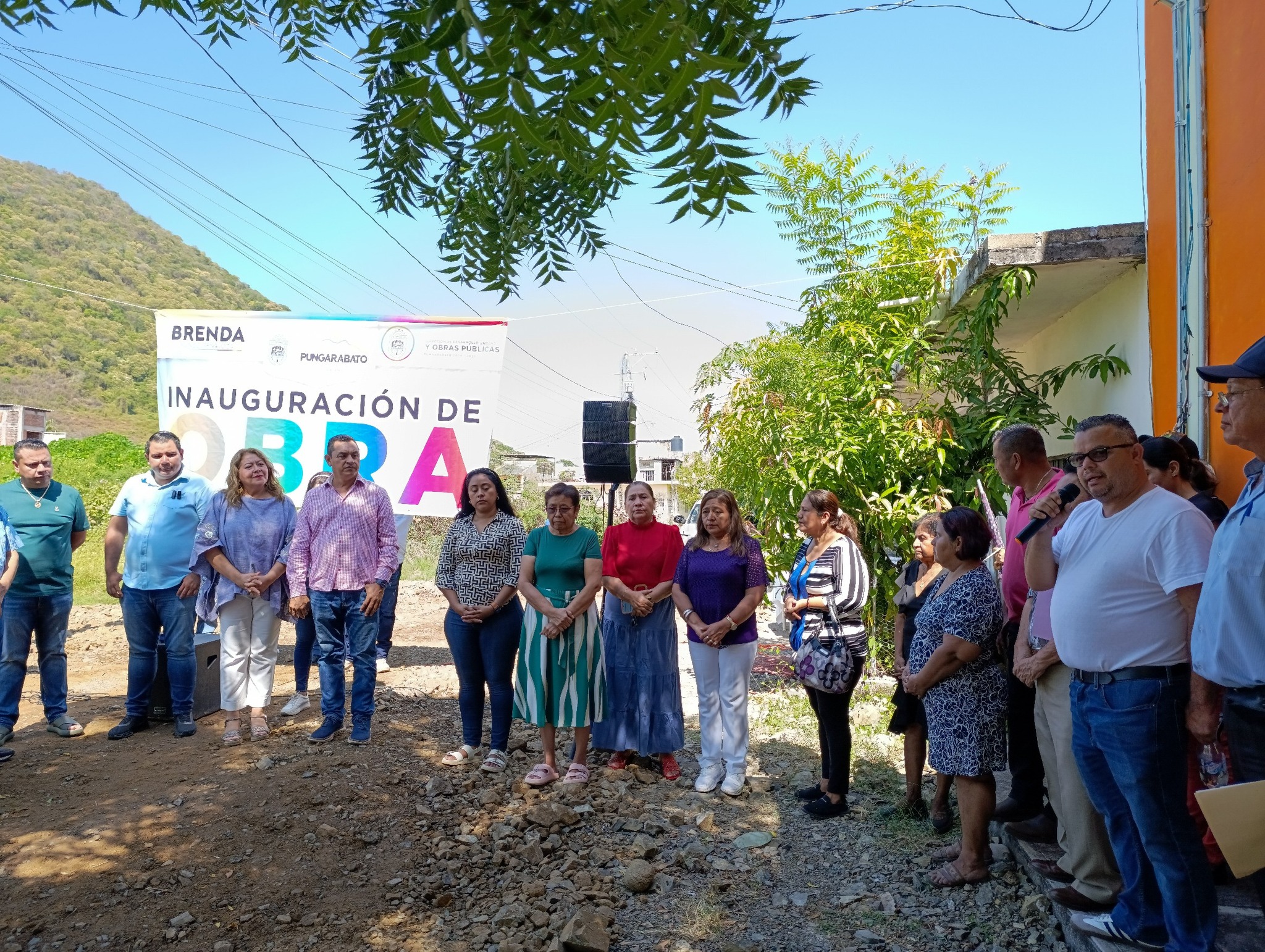 Inauguración de obra de drenaje sanitario 