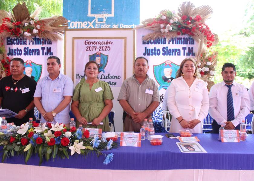 Clausura del ciclo escolar en la Justo Sierra T.M.