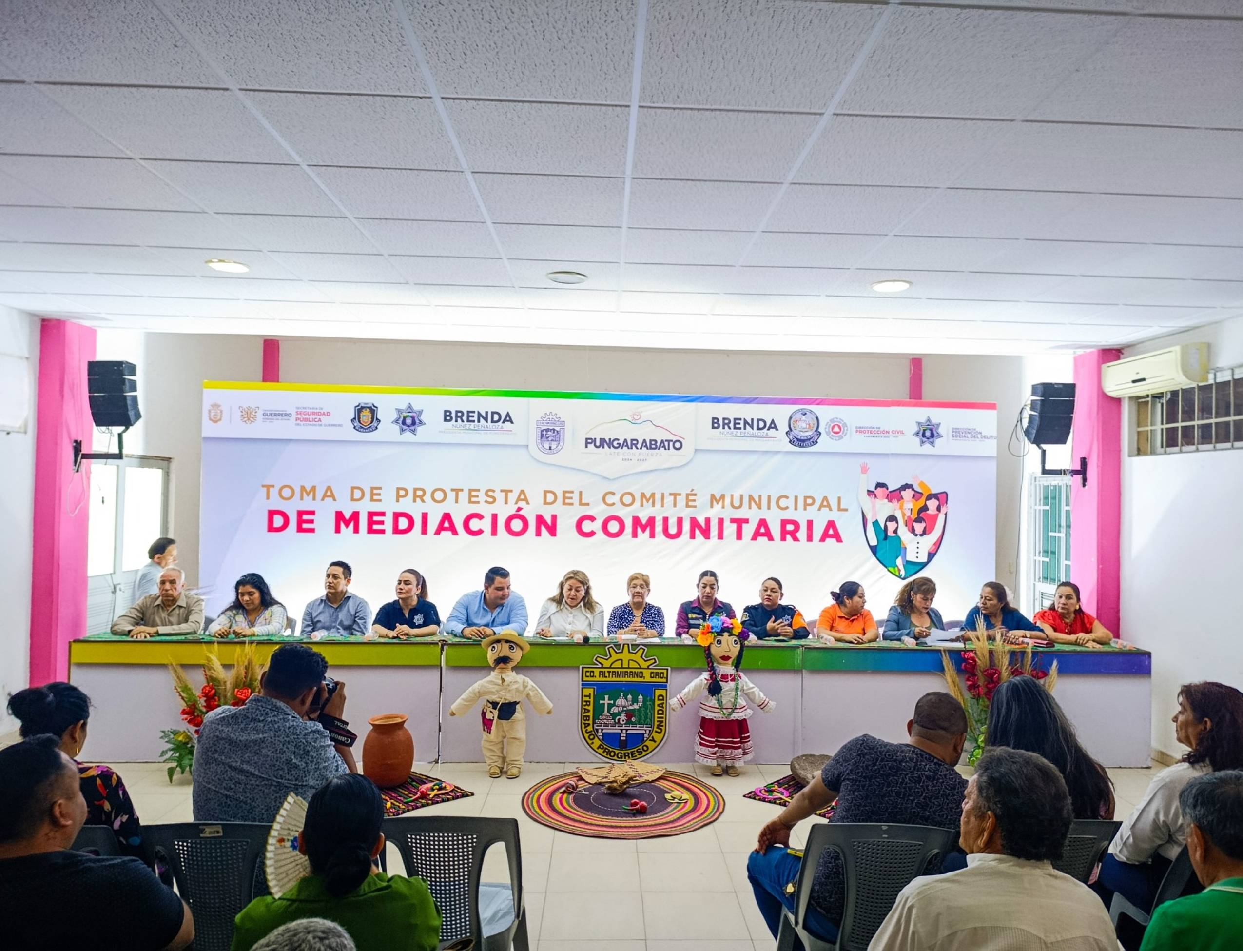 TOMA DE PROTESTA DEL COMITÉ DE MEDIACIÓN COMUNITARIA EN PUNGARABATO