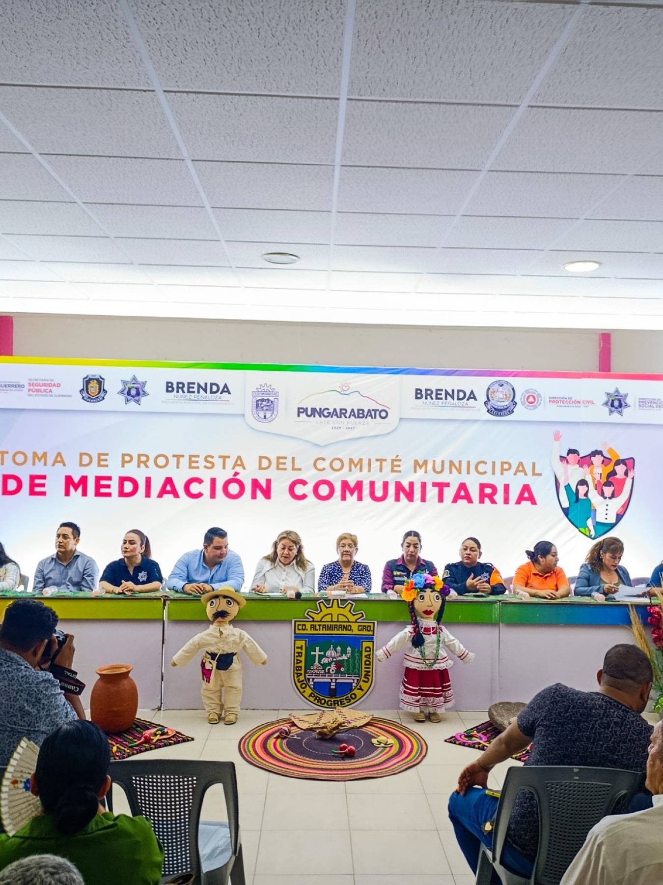 TOMA DE PROTESTA DEL COMITÉ DE MEDIACIÓN COMUNITARIA EN PUNGARABATO