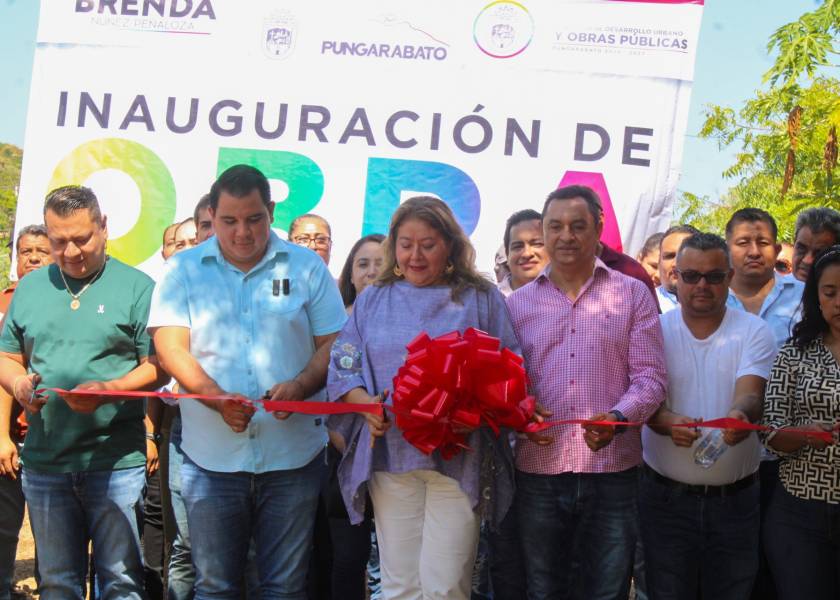 Inauguración de obra de drenaje sanitario 