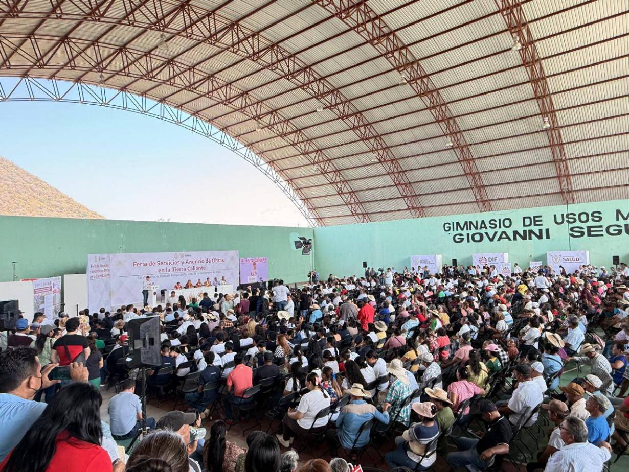 Pungarabato, sede de la Feria de Servicios y Anuncios de Obras para Tierra Caliente