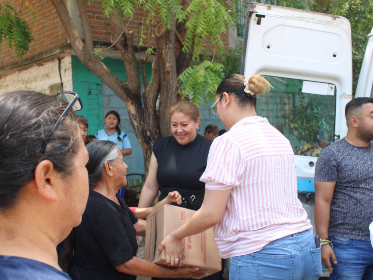 Apoyos alimentarios en la colonia Lindavista