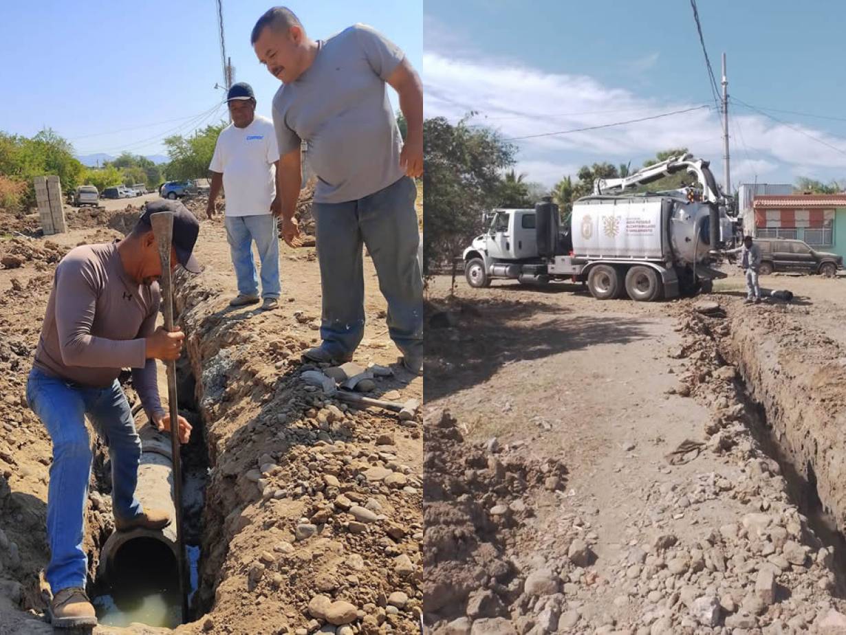 Dos colonias en Altamirano se beneficiarán de una red de drenaje